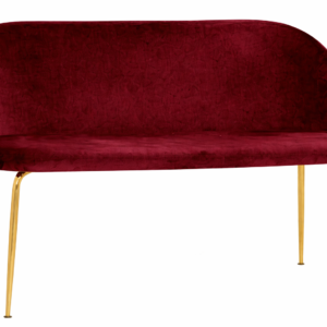 Velours bordeaux 2 places