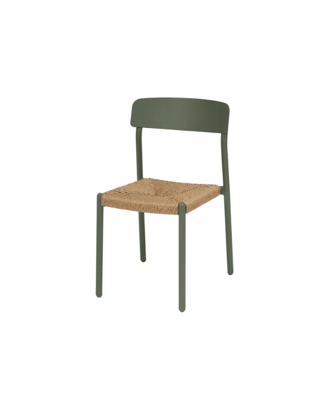LAURIS chaise vert olive